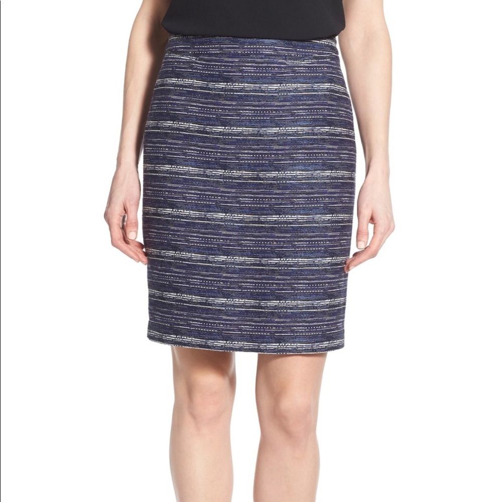 Halogen Welt Pocket Pencil Lined Back Vent Skirt 6
